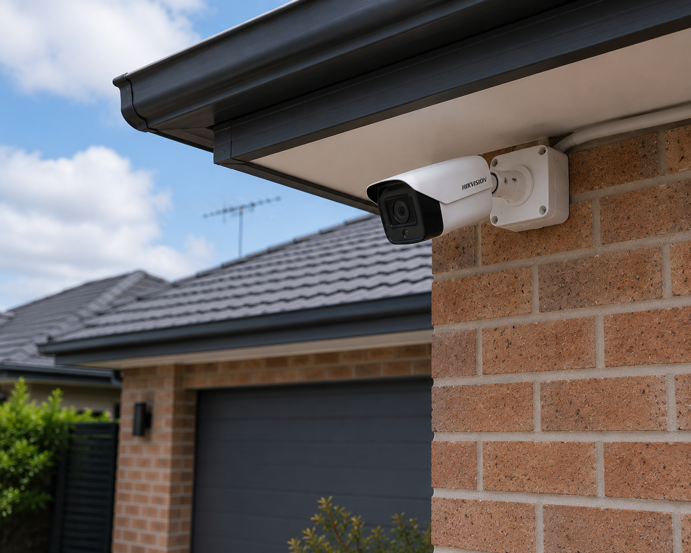 Hikvision CCTV — residential property installation